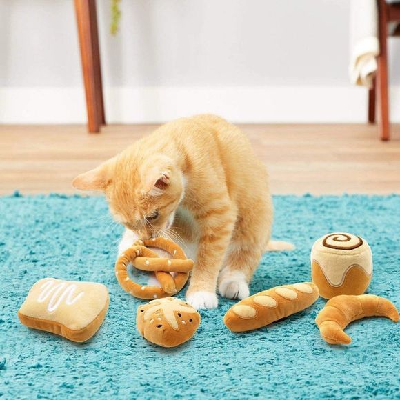 Bread Catnip Toys Kitten Interactive Toys for Cat Lover - Picture 2 of 4